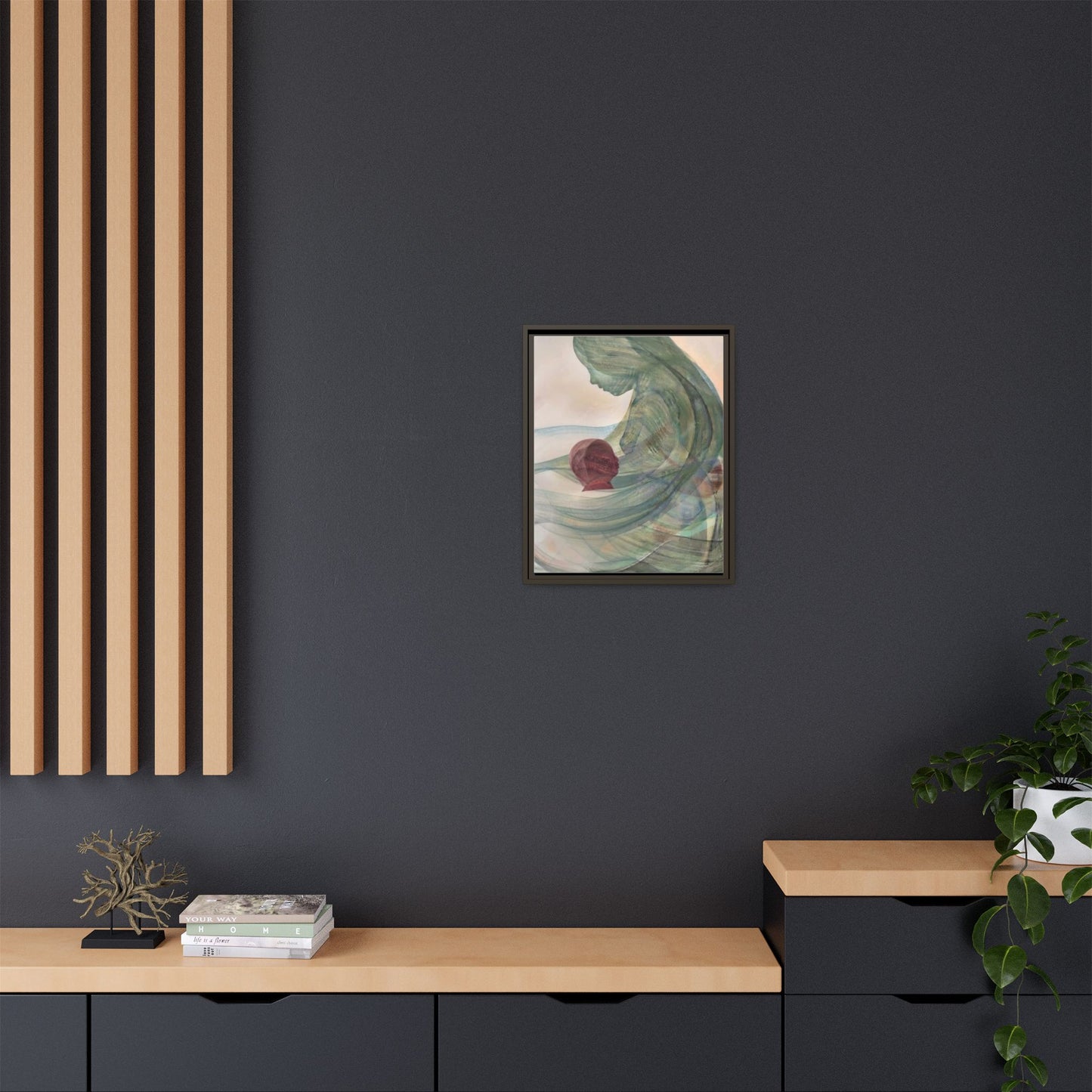 Woven Connection — Framed Canvas