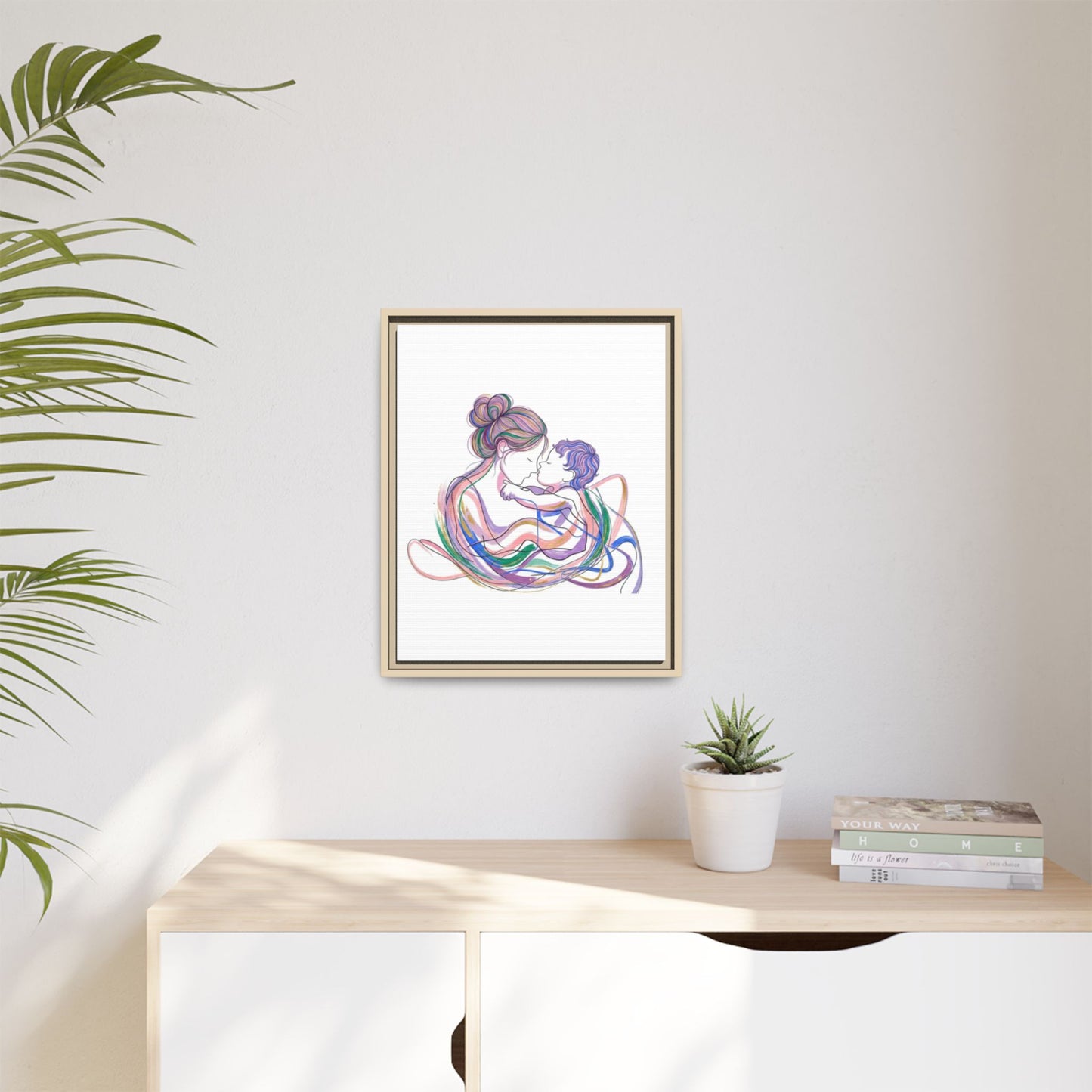 Sacred Connection — Framed Canvas