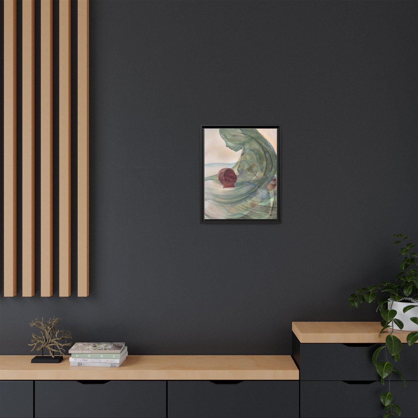 Woven Connection — Framed Canvas