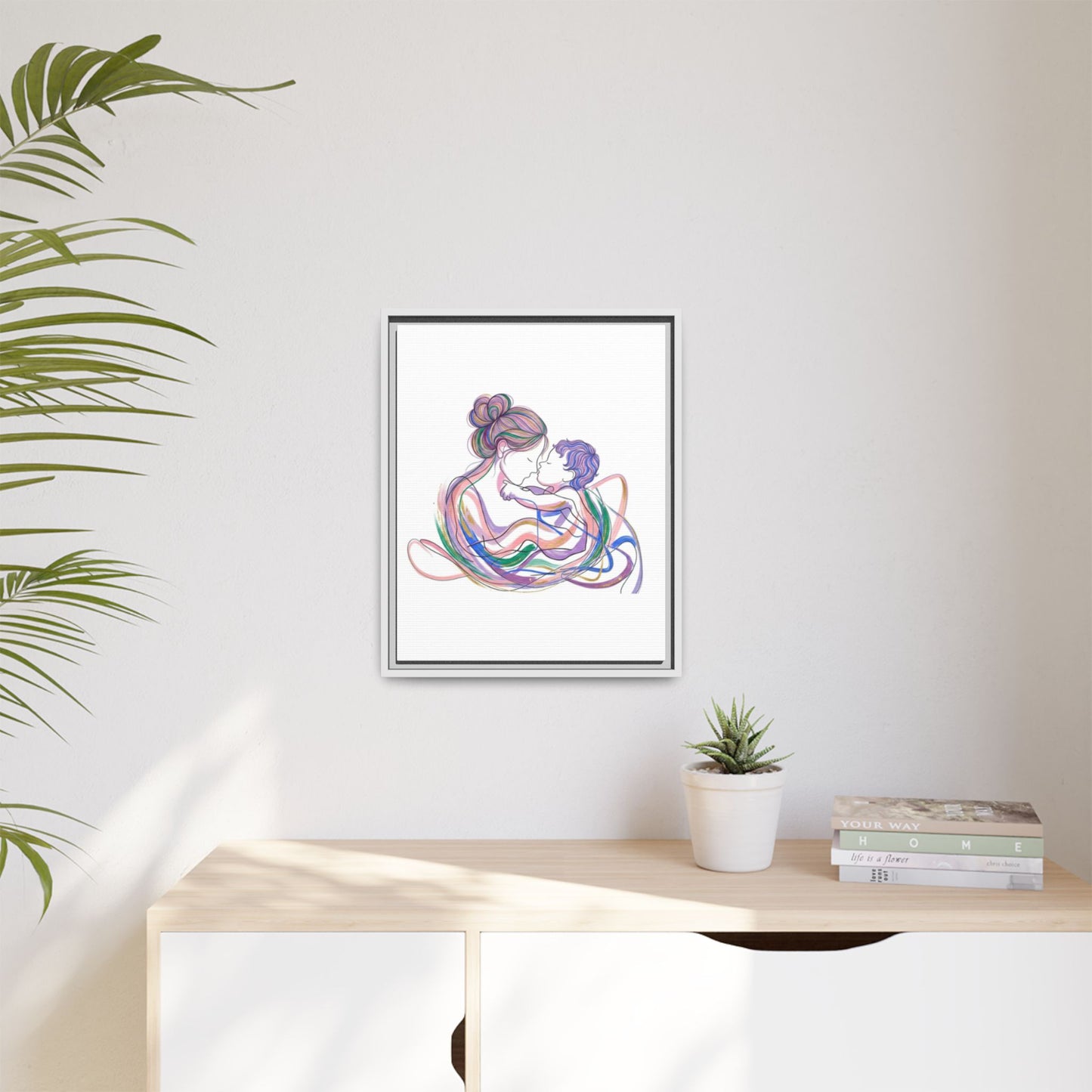 Sacred Connection — Framed Canvas