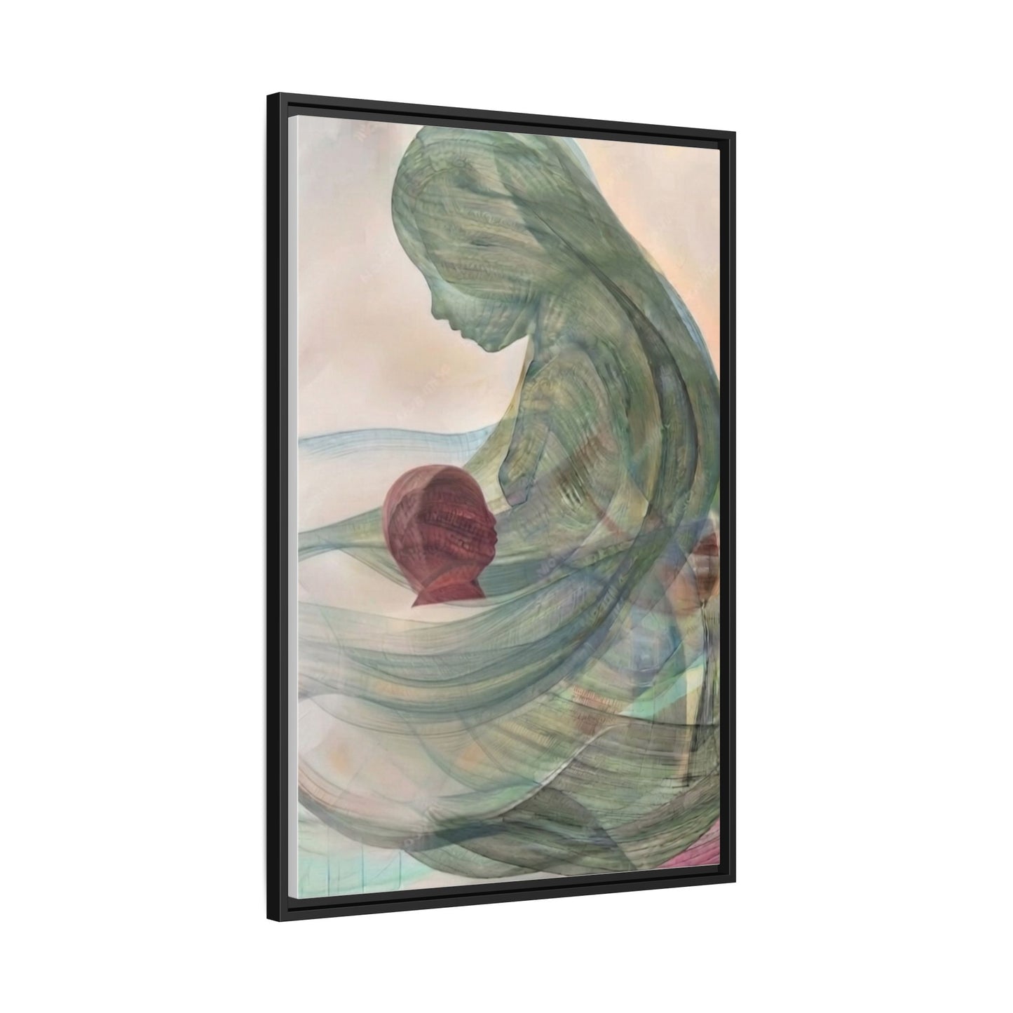 Woven Connection — Framed Canvas