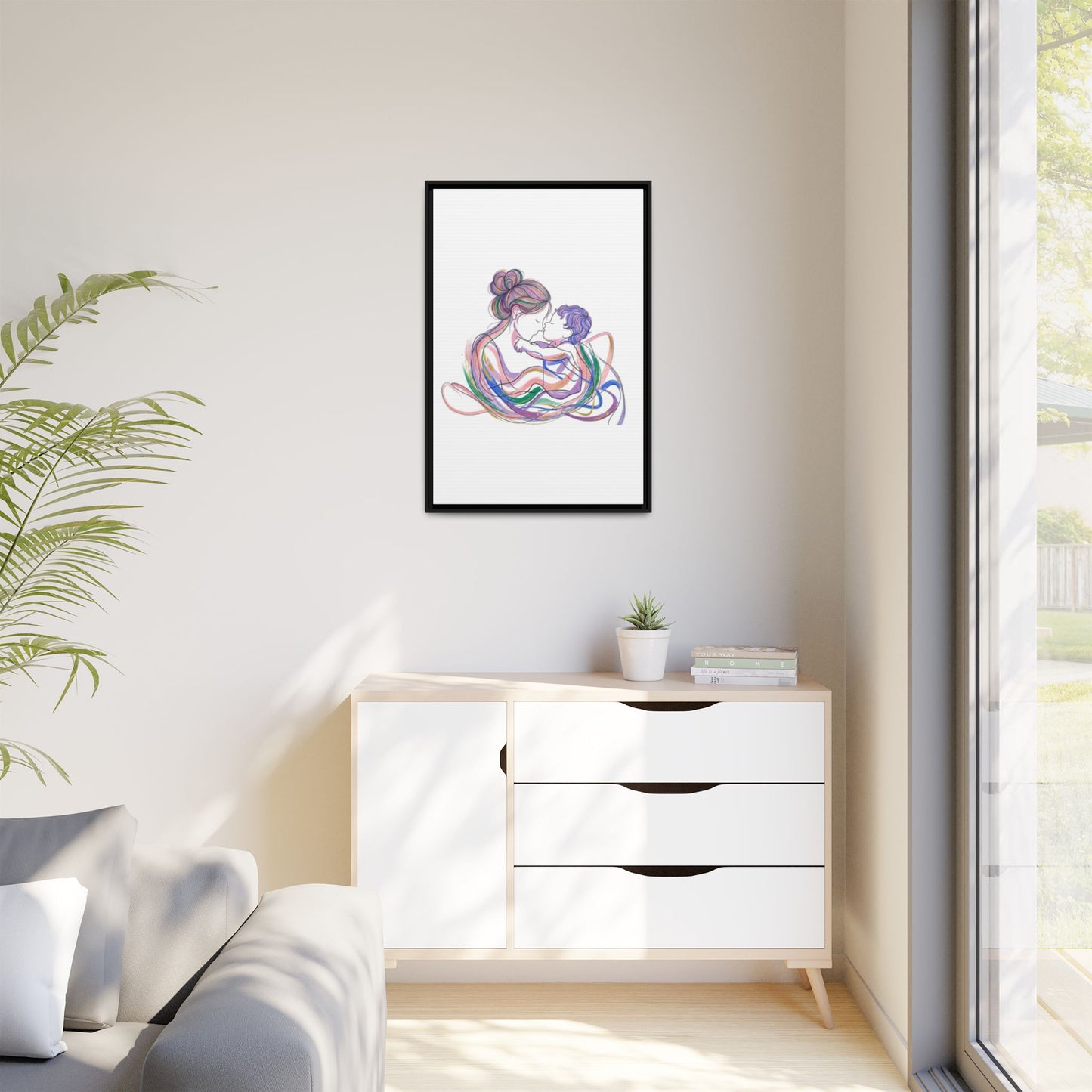 Sacred Connection — Framed Canvas