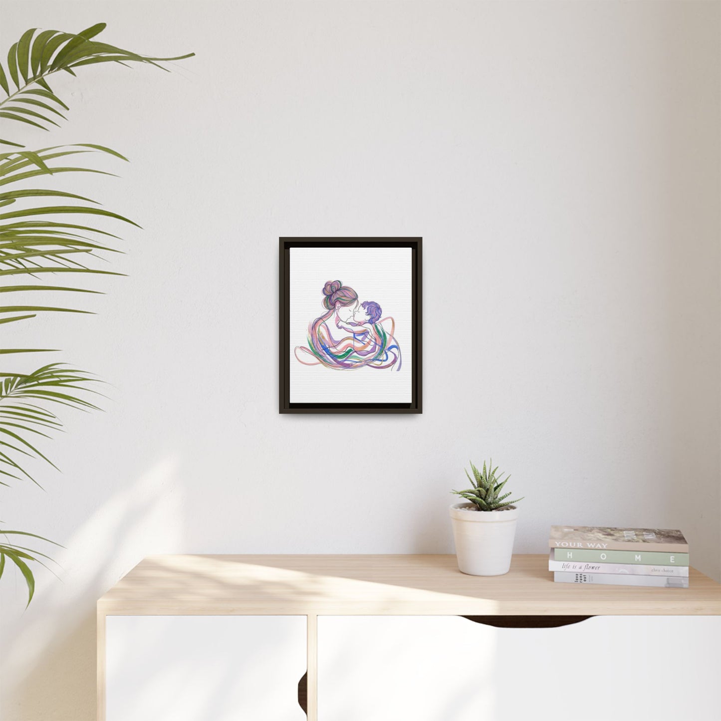 Sacred Connection — Framed Canvas