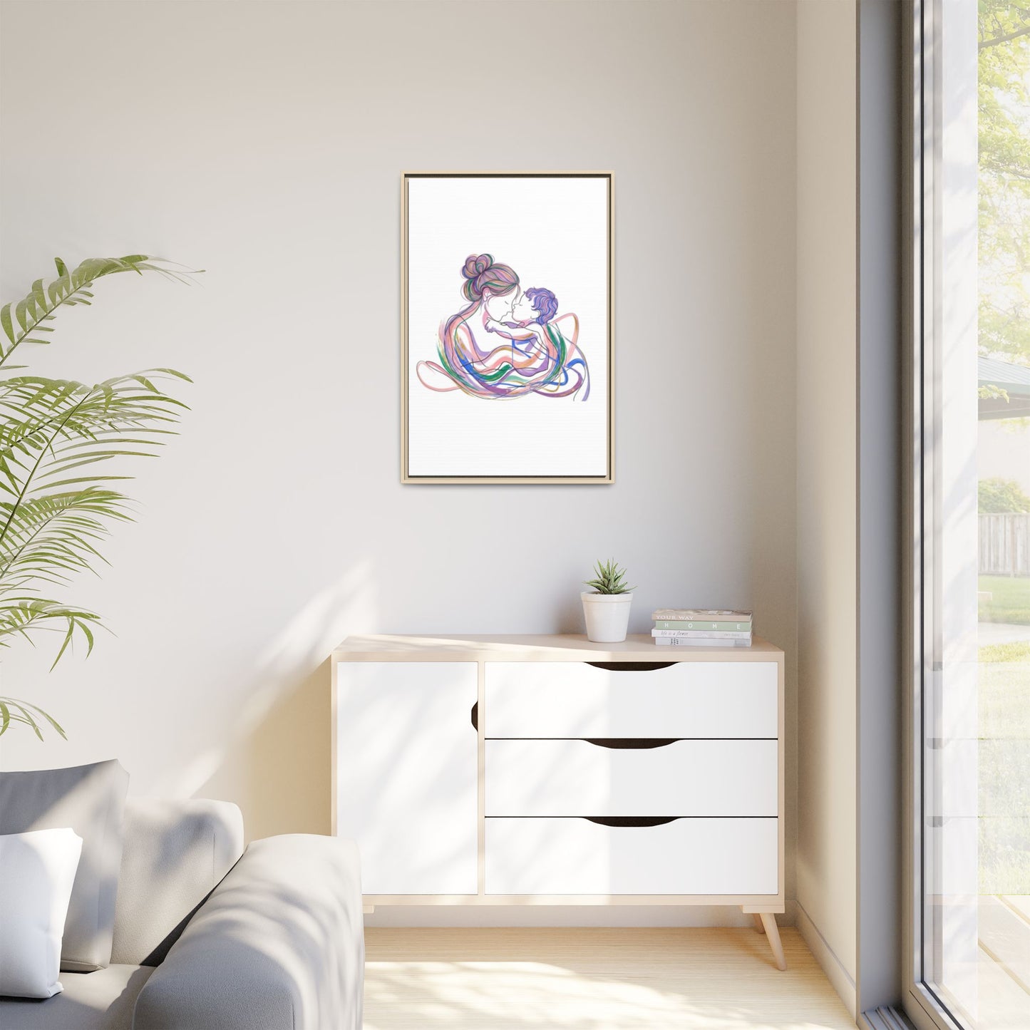 Sacred Connection — Framed Canvas