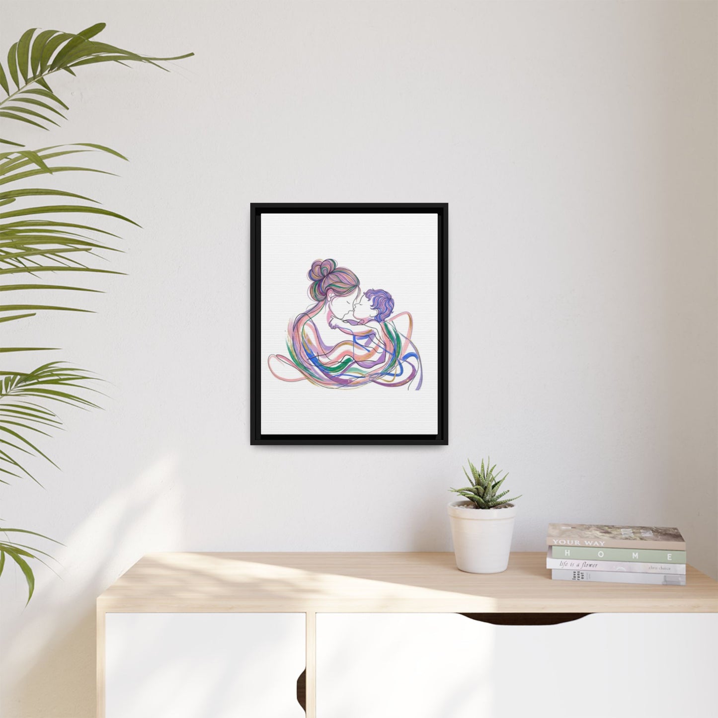 Sacred Connection — Framed Canvas