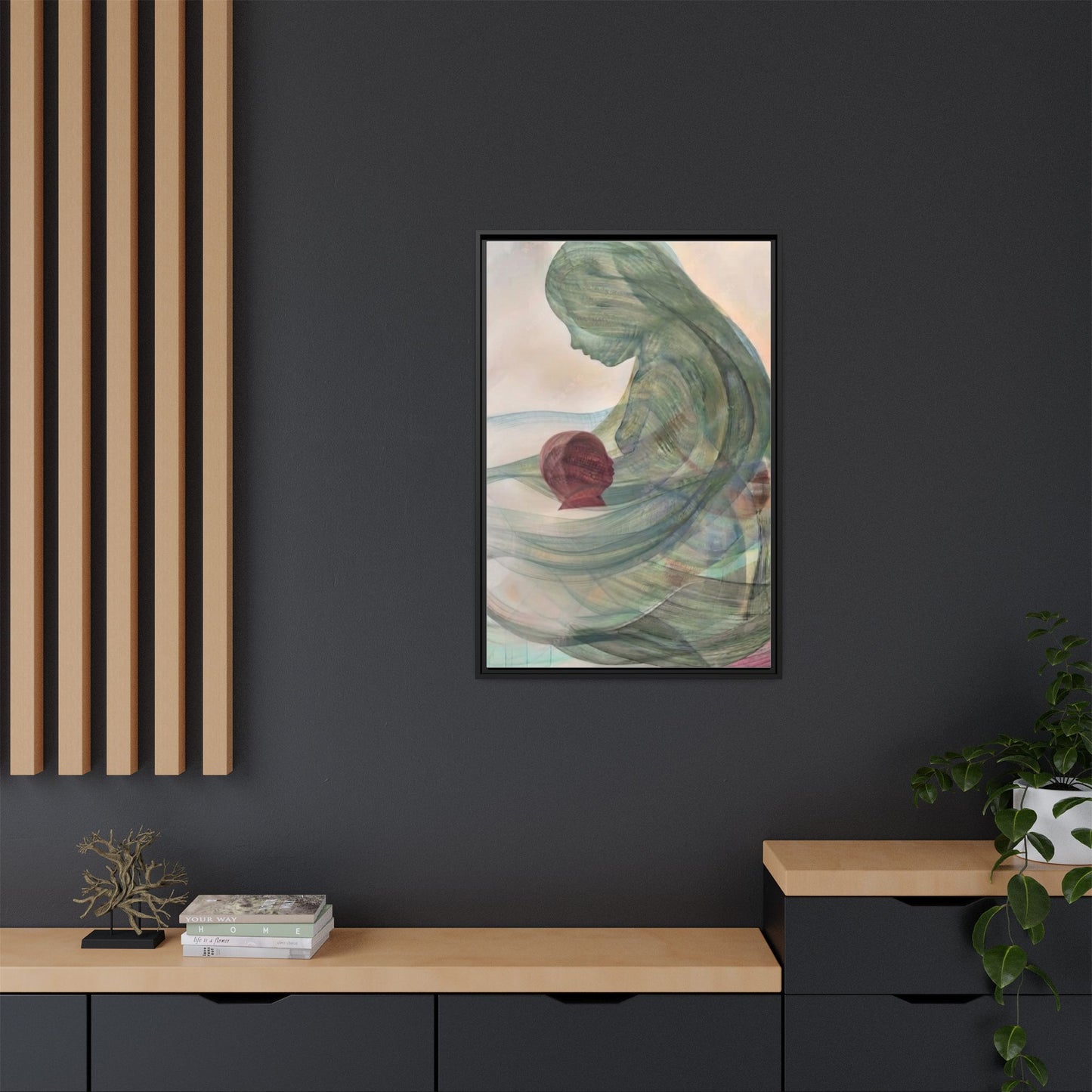 Woven Connection — Framed Canvas