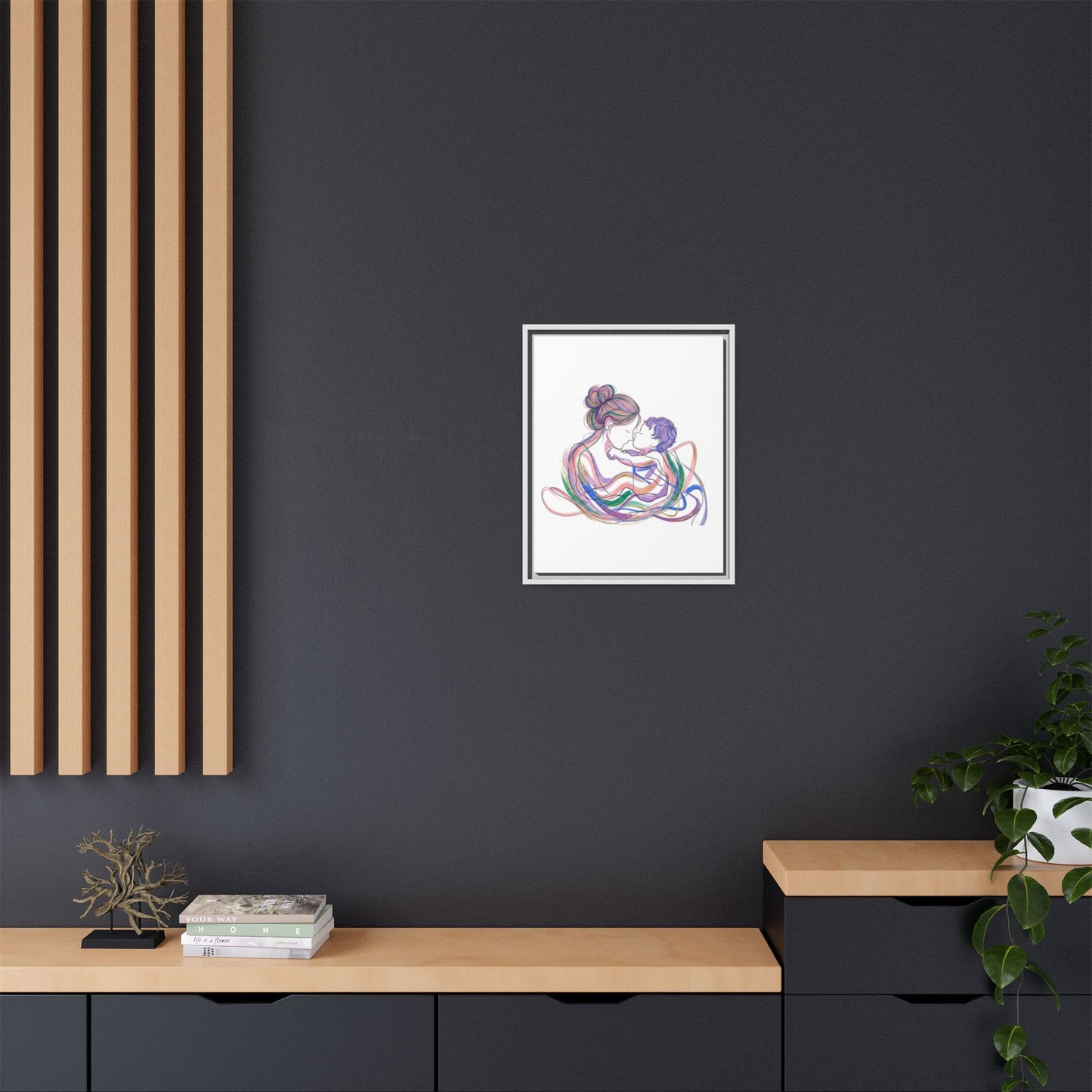 Sacred Connection — Framed Canvas